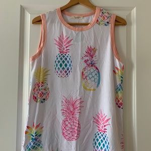 NWT Pineapple Tank Top Shirt